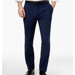 Alfani 34w X 32l navy slim fit men's dress pants